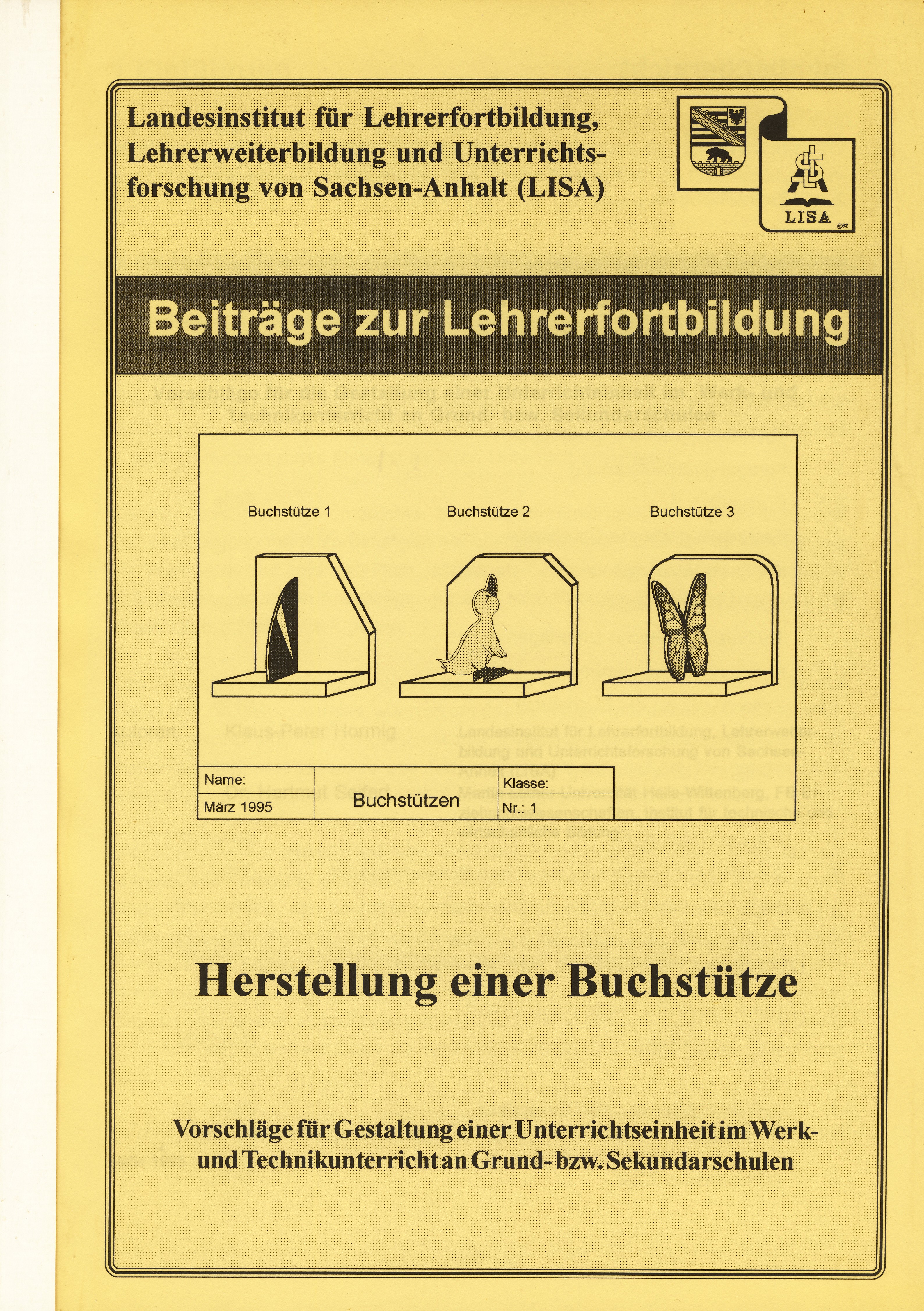 Gebrauchsgegenstand Buchsttze