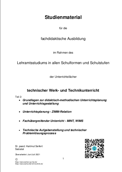 Studienmaterial, Teil 2